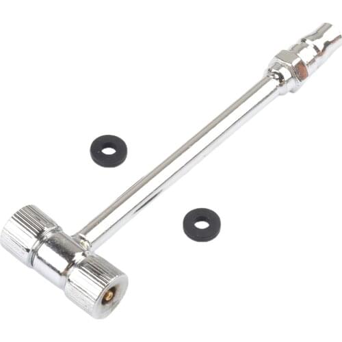 Double Fast Inflation Nozzle Metal Pump Nozzle Portable Filling Rod Quick Connector Bicycle Pump Motorcycle Replacement Parts