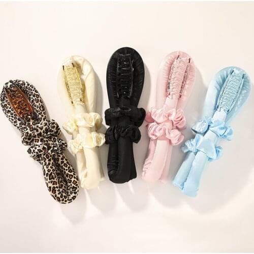 Heatless Hair Rollers Flexible Curling Rods Magic Wave Hair Curler No Heat Spiral Curling Iron Hair Styling Tools Accessorie Set