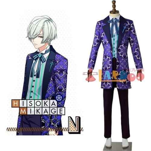 Game A3! Mikage Hisoka Cosplay Costume New Years Christmas Costume for Halloween Christmas Party Masquerade Anime Shows