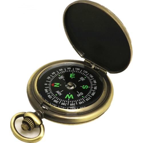 Retro pocket watch compass gift promotion outdoor multi-tool pocke mini compass