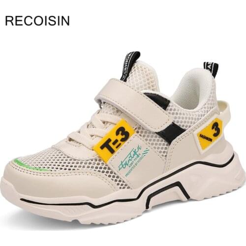 RECOISIN Summer Casual Children Shoes for Boy Sport Running Child Shoes 2020 Kids Shoes Boys Sneakers Girls Chaussure Enfant