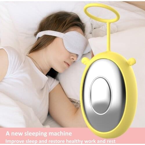 Mini Micro-current Sleep Instrument Holds Pulse Sleep Aid Relieve Anxiety Massage and Relax Reduce Stress and Fall Asleep Easily