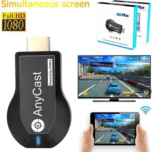 Mirascreen 1080P Wireless WiFi Display TV Dongle Receiver HDMI-compatible TV Stick for DLNA Miracast for AnyCast M2 Plus