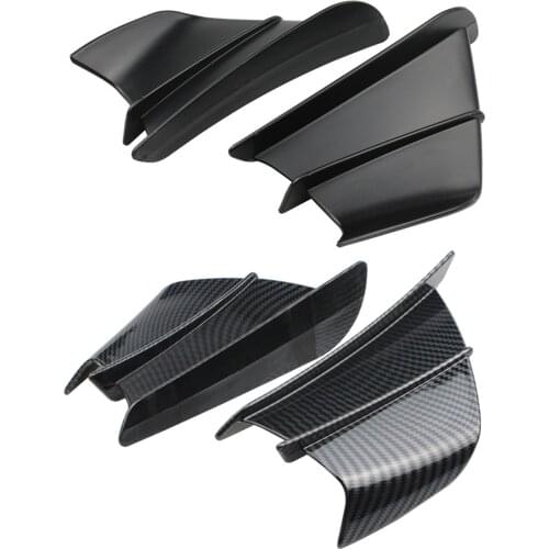 Motorcycle Winglet Side Spoiler Wind Flow Fixing Wing Front Fairing Pneumatic Lip Cover For S1000RR V4 H2 ZX-10R R1 R6 CBR1000RR