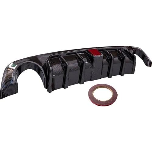 Tuning Car Carbon Rear Bumper Diffuser Lip LED for Infiniti Q50 2018-201