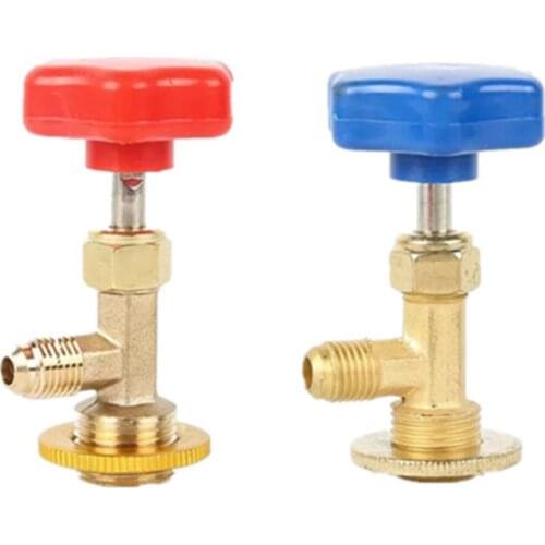 Bottle Opener For R134a Refrigerant Valve Opener Air Conditioner Tools Female Thread Opening Valve R12R22R410R600 CT-338