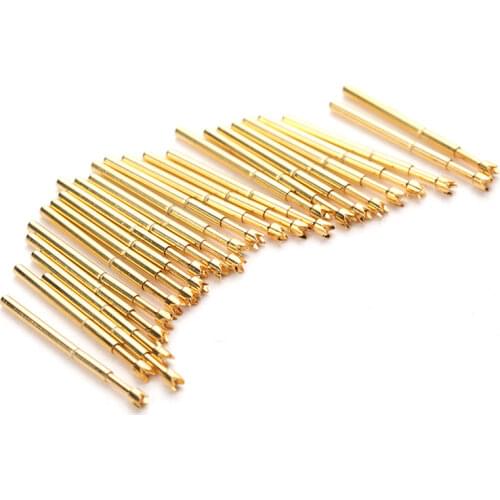 PA75-Q2 Gold-Plated Test Tool Outer Diameter 1.02mm Length 16.5mm Spring Test Probe For Testing Circuit Board Instruments