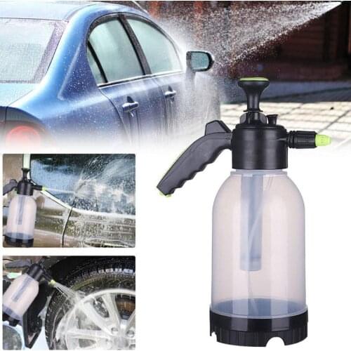 2L Pressurized Foam Sprayer Car Washing High Pressure Water Gun With Bottle Hand-held Automobile Washer Tool With Extended