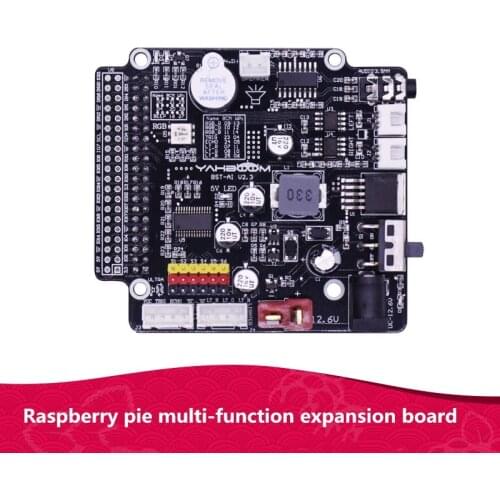 Raspberry pie extension board GPIO voice broadcast motor drive development board AI vision robot smart car