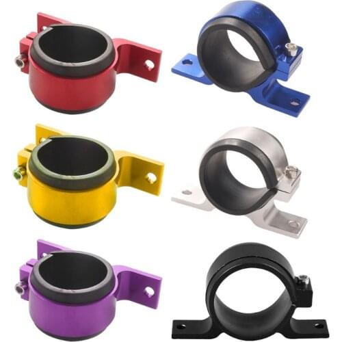 X7AE 60mm Aluminium Car External Fuel Pump Mounting Bracket fuel filter Holder