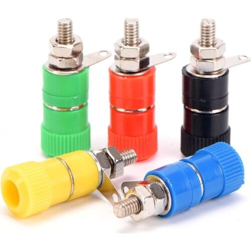 20Pcs Binding Post Female Socket Jack 5 Color Suitable For 4mm Banana Plug