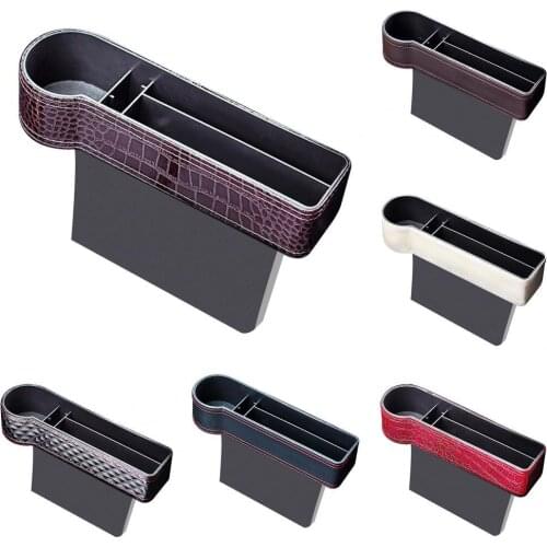 80% HOT SALES！！！Car Driver Seat Gap Storage Box Phone Sundries Container Vehicle Interior Decor