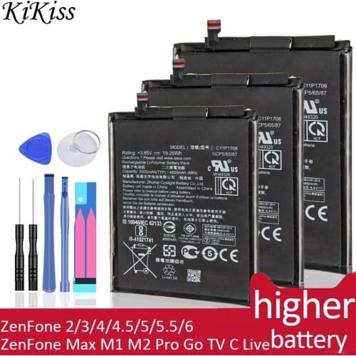 C11P1601 Battery For ASUS Per ZenFone 2 3 4 4.5 5 5.5 6 Laser Deluxe Max M1 M2 Pro Go TV C Live ZE520KL Z017D LIVE ZB501KL
