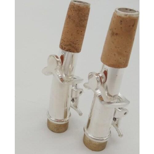 Free Shipping Brand New Bb Soprano Saxophone Necks Straight Curved Professional Sax Necks Brass Accessories Silvering