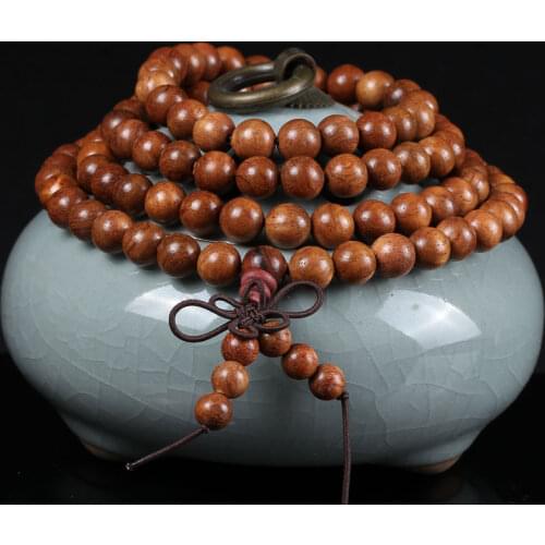 Burmese Flower Pear Myanmar Grass Flower 108 Fashion Bead Bracelets Men and Women Rosary