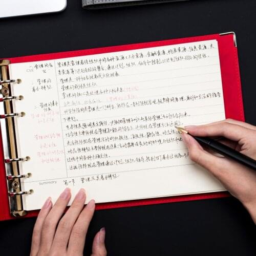 Loose Leaf Spiral Binder Notebook Daily Weekly Monthly Plan Note Book A4 B5 Mind Mapping Work Meeting Notepad Office Supplies