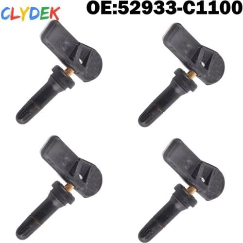 4 PCS Car Tire Pressure Monitor Sensor TPMS 52933C1100 52933-C1100 for Hyundai Creta IX25 Tucson I40 IX35 Sonata 2014-2018 Tucso