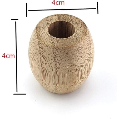 Eco Bamboo Toothbrush Holder Wooden Toothbrush Bathroom Stands Natural Vegan Toothbrush Accessories Reusable Travel Tools
