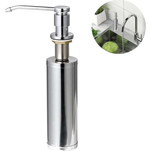 Sink Liquid Soap Dispenser Built in Sink Soap Dispenser Countertop Soap Dispenser Pump Hand Press Liquid Dispensers M17E