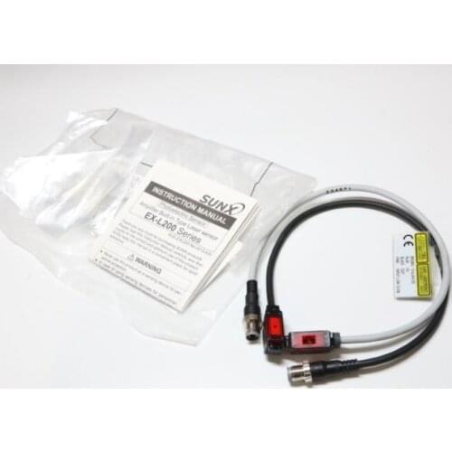 EX-L212 = EX-L212D + EX-L212E Laser sensor; Amplifier Built-in; NPN; Spot dai 8x5.5mm; 3M sensing range; 2M