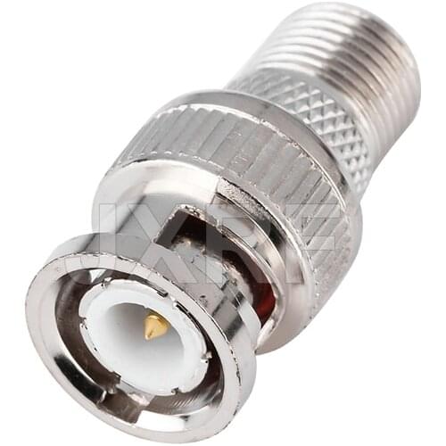JX RF Connector F Female to BNC Male Coaxial RF Adapters