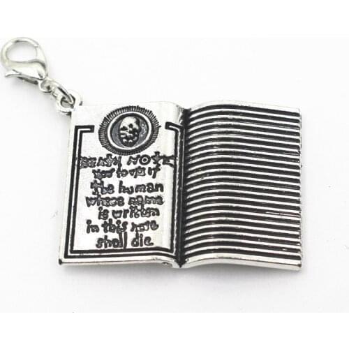 Hot Selling 10pcs/lot Sliver Book Dangle Charms Lobster Clasp Charms Diy Jewelry Accessory Bracelets Necklace Hanging Charms