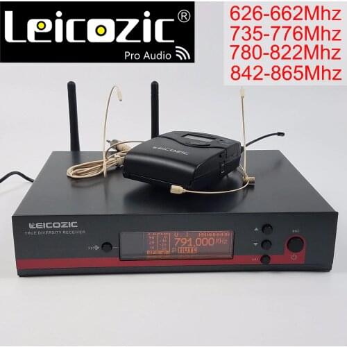 Leicozic 100G3 135G3 ew uhf microphone system stage microfone headset microfon professional microfone sem fio mount microfono