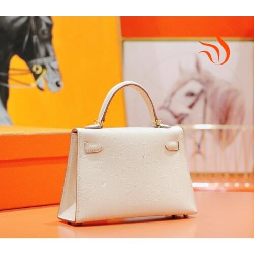 Mini KL，All colors can be customized,Handmade Designer Handbags Famous Women Luxury Genuine Leather Female Top Quality