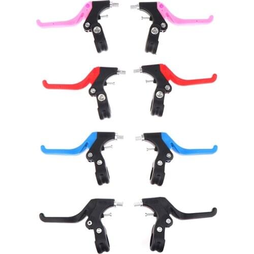 A Set Of Lightweight Brake Levers In Four colors, Easy To Touch With childrens Fingers