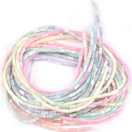 Natural Chain Beads Dyed Seashell Pearl Shells Bead For Jewelry DIY Making Necklace Bracelets Earrings Home Decor Accessories