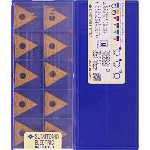 Original Carbide Insert CNC TNMG220404N-GU AC820P For Blade Processing