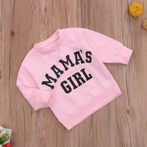 Autumn Early Winter Loose Infant Kids Baby Boys Girls Sweatershirt, Long Sleeve Round Neck Lettering Sweatershirt For 6M-4T