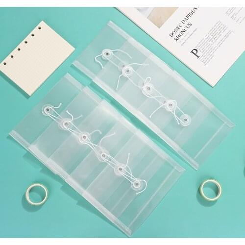 1pcs Dustproof Finishing Bag Small Thickened Stationery Bag Winding Bill File Bag Office Supply