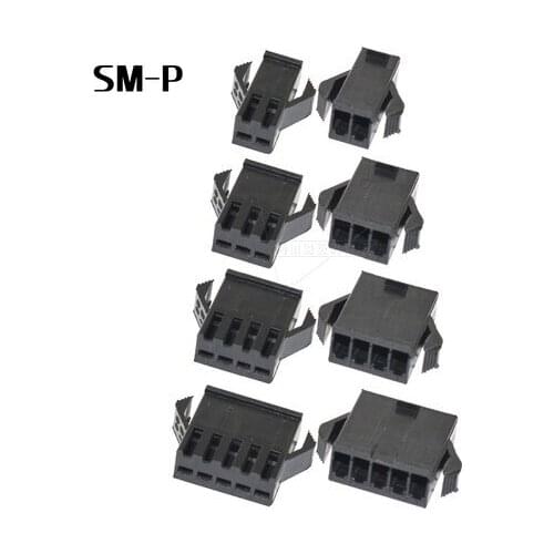 20PCS JST 2.54mm SM Male plug plastic shell 2/3/4/5/6/7/8/9/10/11/12pin Connector
