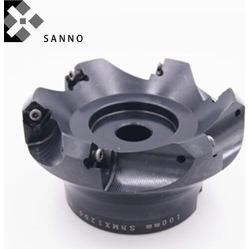 SNMX1206 cnc face milling disc 45 degree precision double face end mills cutter processing center milling cutter holder