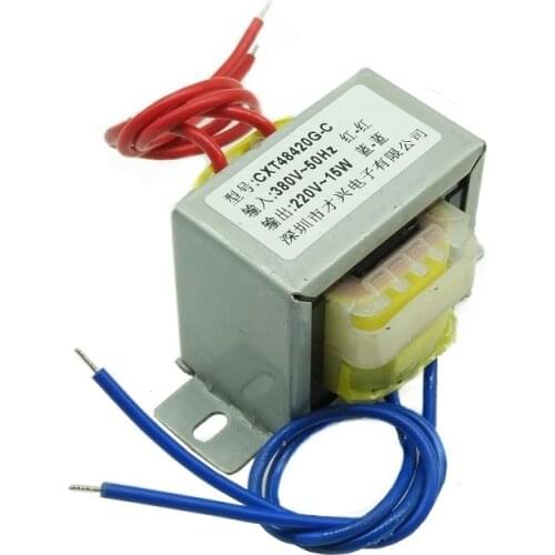 EI48-15W type transformer 15W/VA 380V to 220V AC isolation transformer copper 220V