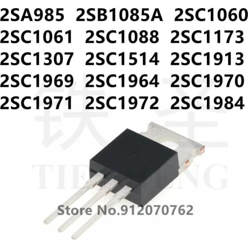 10PCS 2SA985 2SB1085A 2SC1060 2SC1061 2SC1088 2SC1173 2SC1307 2SC1514 2SC1913 2SC1969 2SC1964 2SC1970 2SC1971 2SC1972 2SC1984