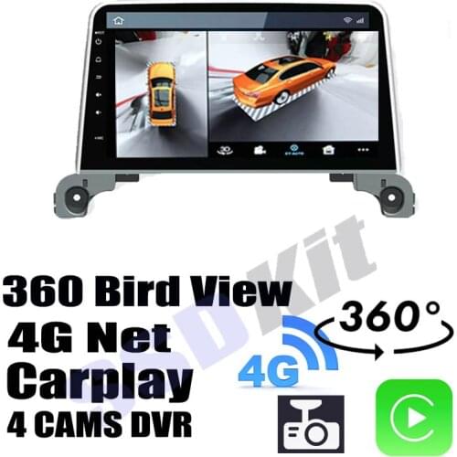Car Audio Navigation GPS Carplay DVR 360 Birdview Around 4G System For Peugeot 3008 P84 5008 P87 2016~2021