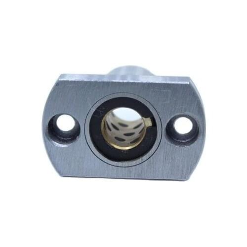 LMH8UU Oil Free Bushing Linear Bearing 8*15*24 mm 2PCS Graphite Copper Sleeve Flange Mounted Linear Bearings LMH8 UU MFNS8 LMT8