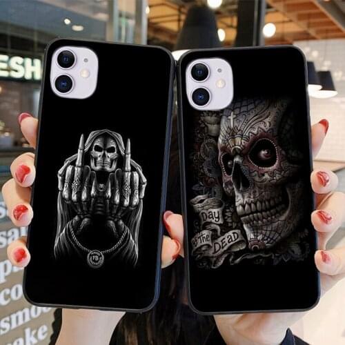 Grim reaper skull skeleton Phone Accessories Case for iphone 11 12 Pro XS MAX XS XR 8 7 6 Plus SE2020 12mini