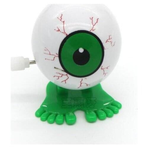 IWish Halloween Wind Up Jump Bulb of Eye Winding Jumping Eyeball Gifts Bulbus Oculi Toy For Children Baby Toys All Saints' Day