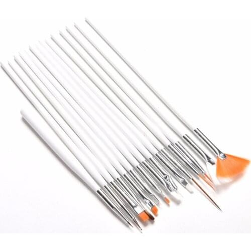 Nail Brush For Manicure Gel Brush For Nail Art 15Pcs/Set Nail Art Brush For Gradient For Gel Nail Polish Painting Drawing
