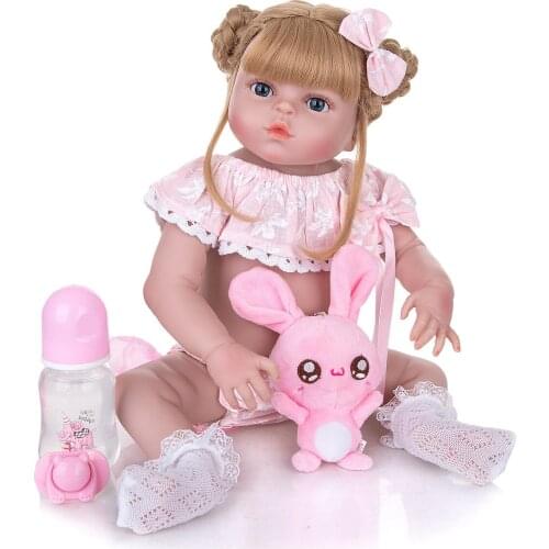 Reborn Baby Dolls Full Body Silicone Bebe Toy For Girl Bonecas Newborn Princess Babies Bathe Toy Lovely Birthday Gift Brinquedos