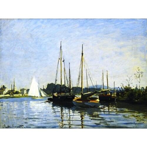 Monet Oil Painting On Canvas Classical World Famous Picture Abstract Landscape Posters and Prints for Living Room Frameless