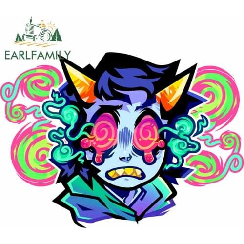 EARLFAMILY 13cm x 9.4cm for Homestuck Fanart Personality Decal Creative VAN Car Stickers Vinyl Car Wrap DIY Occlusion Scratch