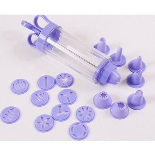 Nozzles Icing Piping Cream Muffin Cake Decorators Decorating Tip Sets DIY Pastry Syringe Extruder Pen Spray Gun Head Cake Tools