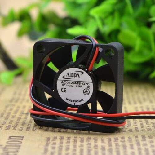 New genuine FOR ADDA 4CM 4010 24V AD0424MS-G70 printer inverter cooling fan