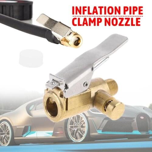 Newest 1PC Car Tire Lock-on Nozzle Automotive Tire Inflation Deflation Chuck Fine Thread Deflation Air Chuck Pump Valve Clip