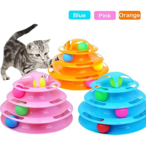 Puzzle Pet Cat Training Funny Toys Intelligence Cat Kitten Toy Tower Disc Cat Toys Interactive for Kittens Kedi Katten Speelgoed