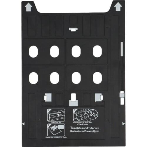 Suitable for Epson Card Tray, PVC White Card ID Printing Accessories, Can Print Four Sheets At the Same Time